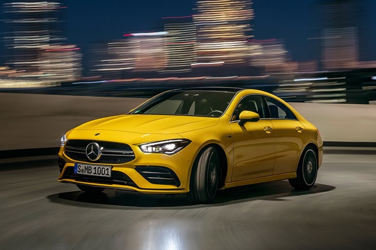 メルセデス-AMG、CLA35 4MATICをワールドプレミア。欧州では8月に発売予定