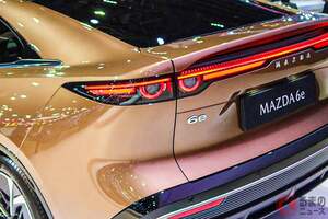 【タイ】マツダ新型「マツダ6」公開！ “後輪駆動”でめちゃ楽しそうな「e」! まさかの「“ベンツ”シフト」も採用な「全長4.9m級セダン」登場