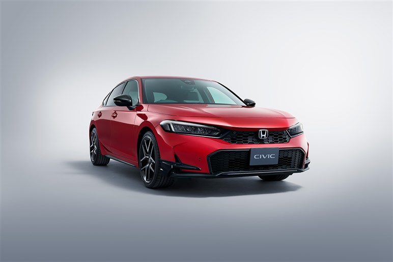【6速MTの“RS”は420万円】ホンダ シビック改良版価格発表　e:HEVの2グレード化と新色追加など
