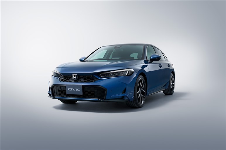 【6速MTの“RS”は420万円】ホンダ シビック改良版価格発表　e:HEVの2グレード化と新色追加など