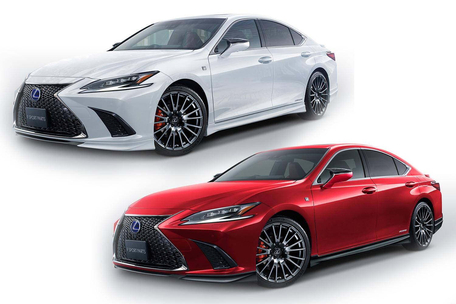 レクサスES用 TRDフロントスポイラー 両サイドのみ