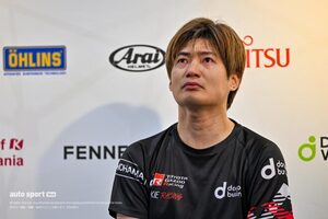 第6戦富士で100戦達成の大嶋和也がサプライズで2025年限りのスーパーフォーミュラ引退を涙とともに発表