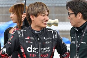大嶋和也、今季限りでのスーパーフォーミュラ引退を発表。殊勲6位のレース後、記者会見で男泣き