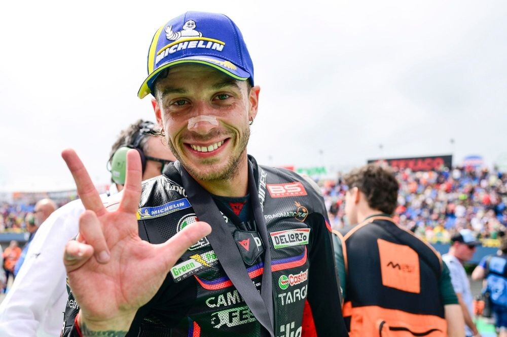 【MotoGP】スプリント3位のベッツェッキ、決勝でさらに速く？　アプリリア投入の新パーツを急遽搭載か