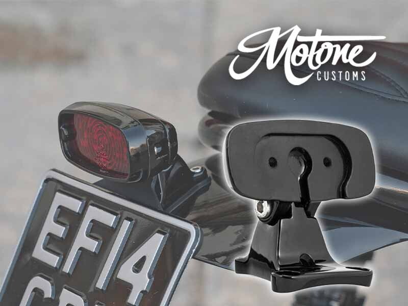 GORT テールライトをリアフェンダーに取り付ける「アジャスタブル テールライトマウント GORTテールライト用」が Motone から登場