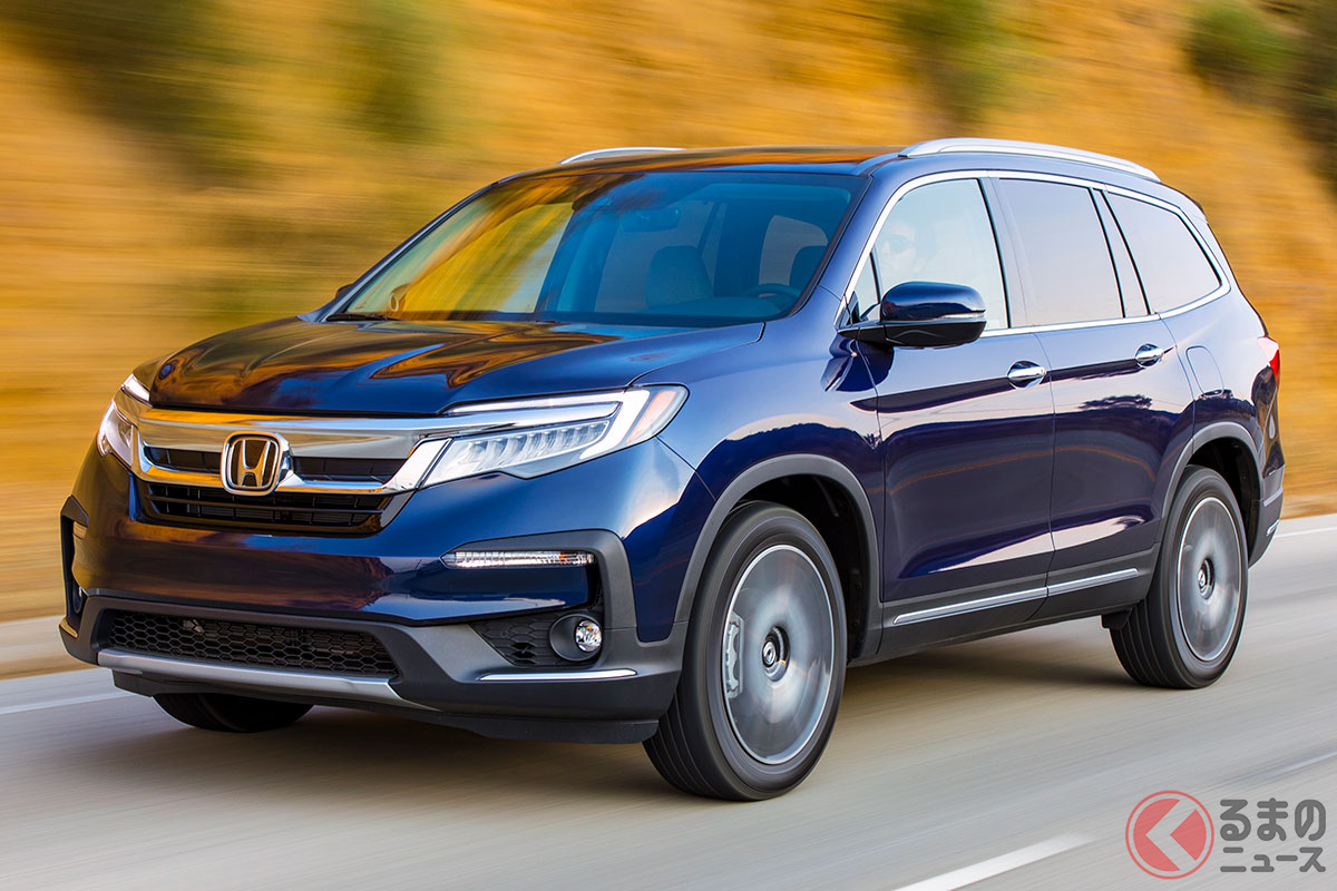 5m級3列suv ホンダ新型 パイロット 22年モデル登場 眼ヂカラ強めなledライト搭載 米で登場 くるまのニュース 自動車情報サイト 新車 中古車 Carview