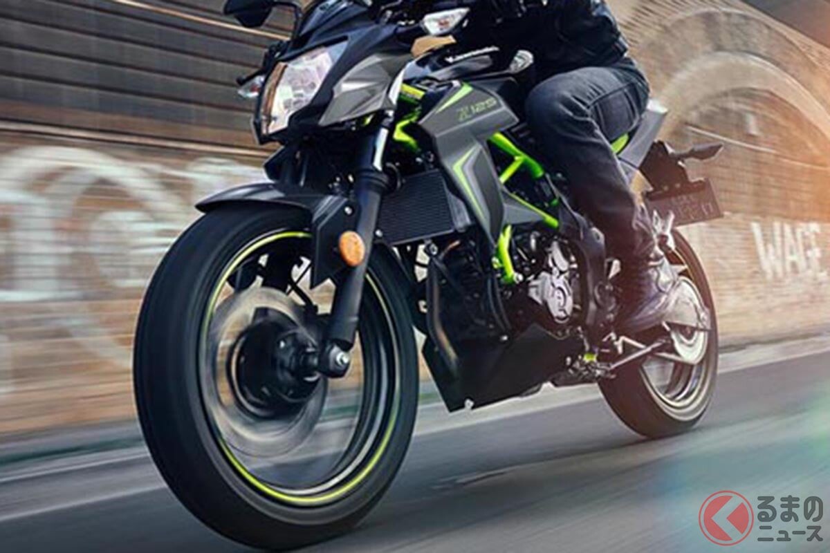 カワサキが新「フルサイズネイキッド」発表！ 125ccで「日本人にちょうどイイ」サイズ!? 6速MT×原付二種の“入門車”「Z125」26年モデルを欧州で発表