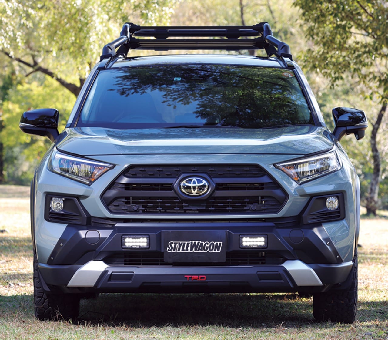 最大78％オフ！ RAV4 TRDフロントロアガーニッシュ sumatifoods.com
