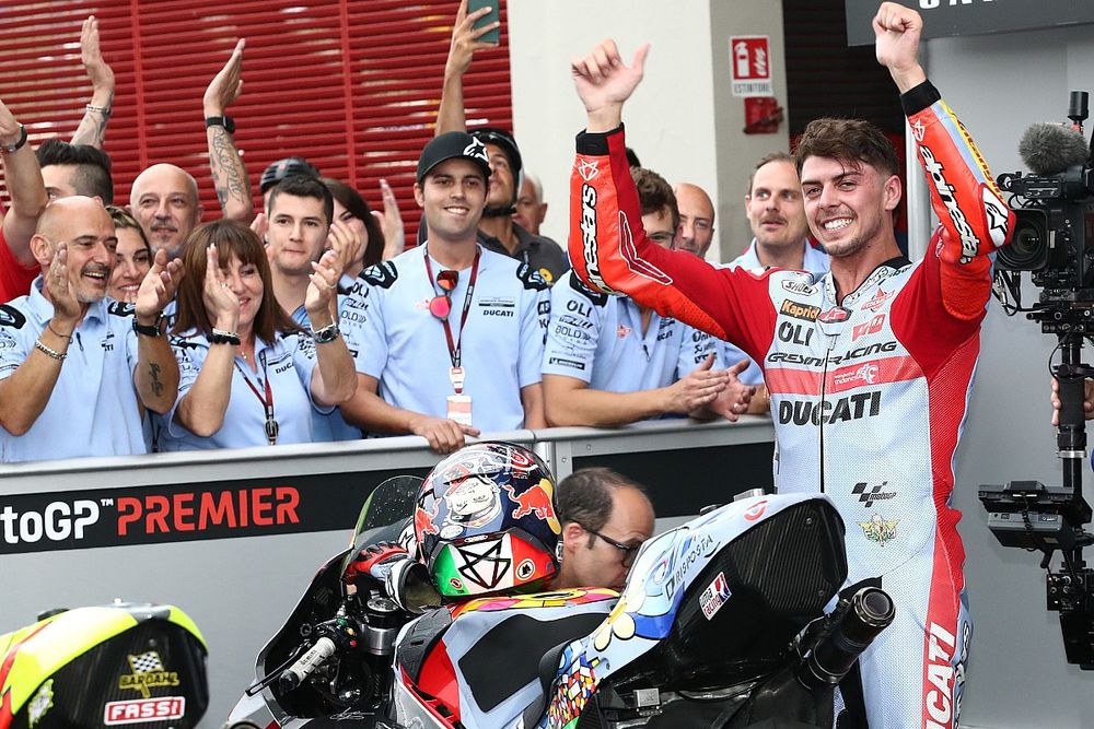 【MotoGP】初PP獲得のファビオ・ディ・ジャンアントニオ、「夢のひとつが叶った」と母国好結果に喜び
