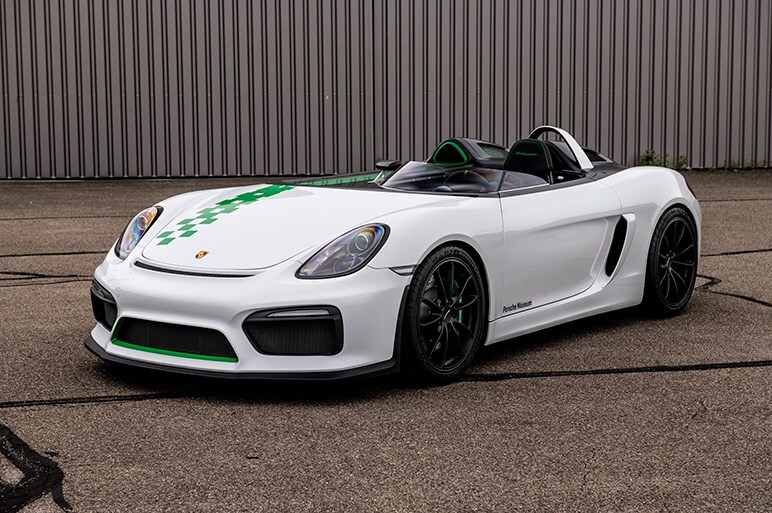 ポルシェが1台だけ作ったボクスターベースの軽量ヒルクライムレーサーの独占ウラ話