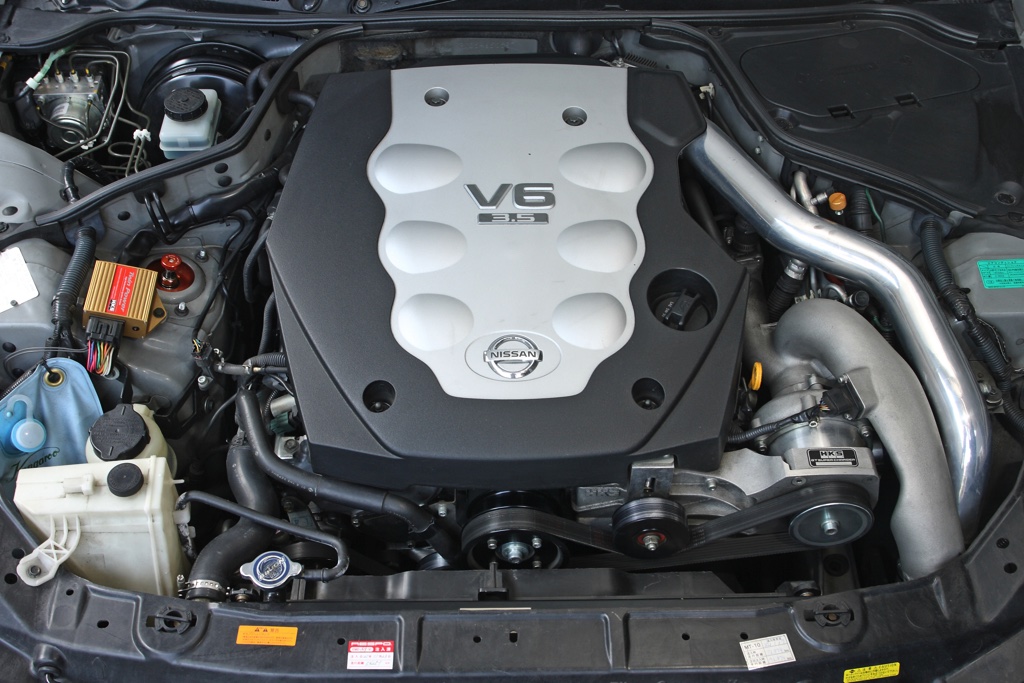 スポーツカー顔負けの快速m35ステージア 現る Vq35改3 8l Gtスーパーチャージャーで武装 Web Option 自動車情報サイト 新車 中古車 Carview
