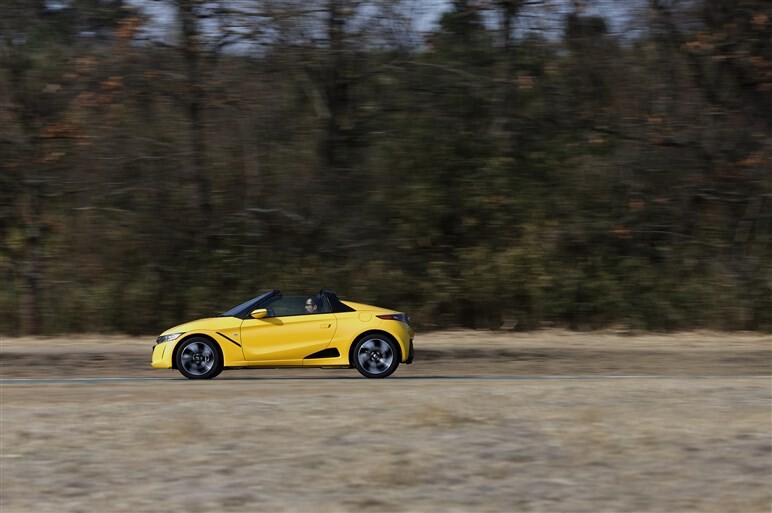 ホンダ S660 プロトタイプ、サーキットで先行試乗！