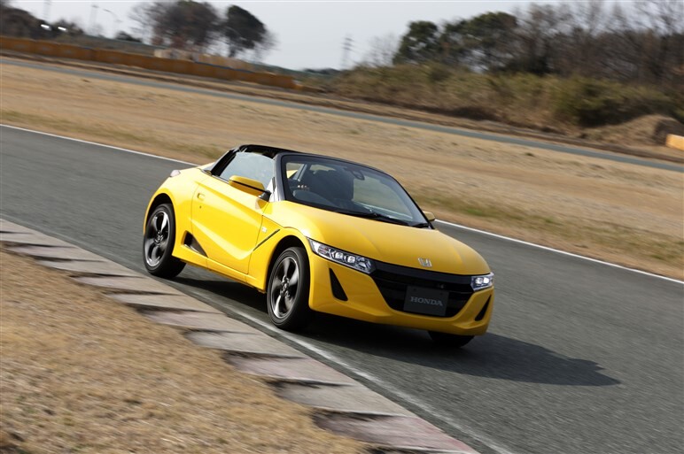 ホンダ S660 プロトタイプ、サーキットで先行試乗！