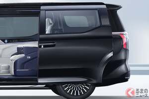 斬新「4WDミニバン」日本初公開！ “アルファード超え”ボディ＆「めちゃ豪華内装」の“3列6人／7人乗り”仕様！ キラキラの“ド迫力顔”が目を惹く！ 26年発売のジーカー「009」って？