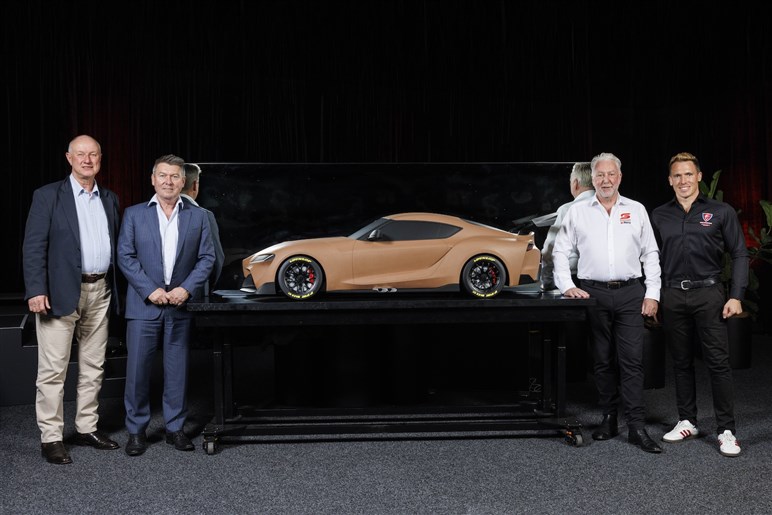 トヨタが5.0L V8搭載の「GRスープラ」を公開。26年豪スーパーカー選手権に投入【写真でチェック】