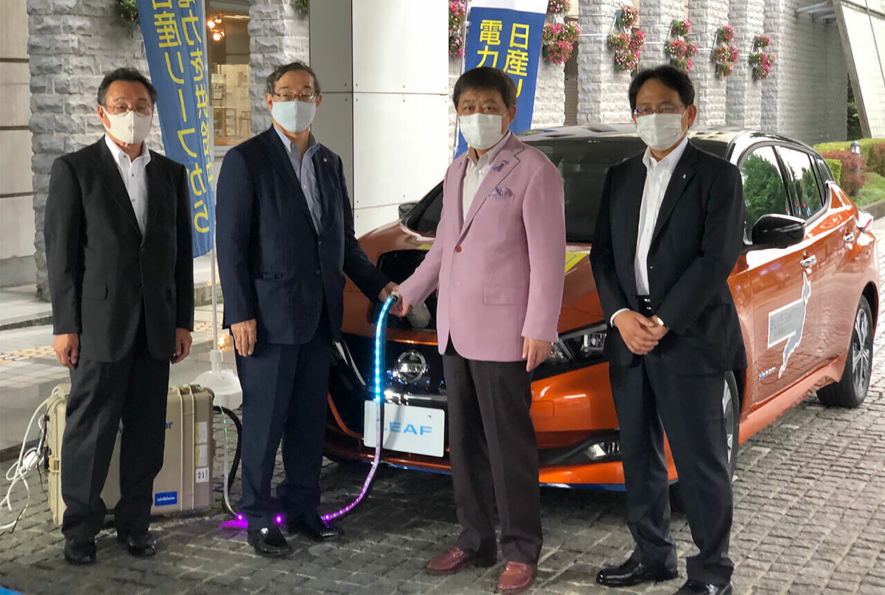 日産と富山市が電気自動車を活用した「災害連携協定」を締結