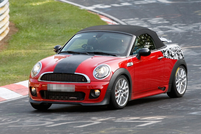 ミニ、次はロードスター 最強JCWのテスト風景