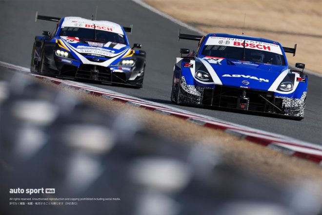 開幕前の恒例イベント、富士スピードウェイでのスーパーGT公式テストが