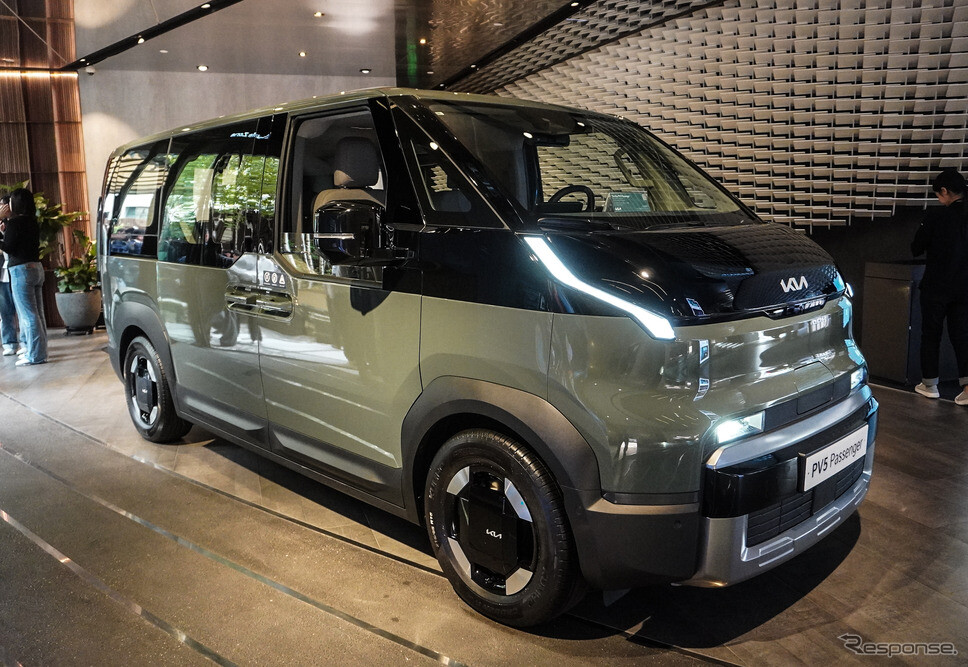 ハイエースの牙城を崩すか、個性的デザインの「EVバン」が日本上陸…キア『PV5』発売は2026年春