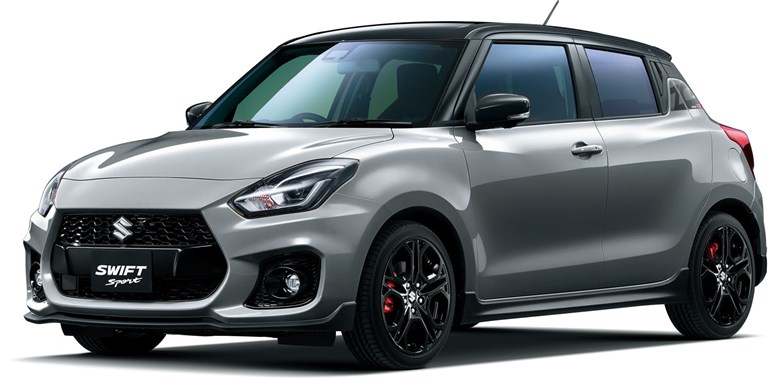 スズキ「スイフトスポーツ」に“ファイナル仕様”登場。焼きチタン色の内装がスゴい…新型登場は1年後？