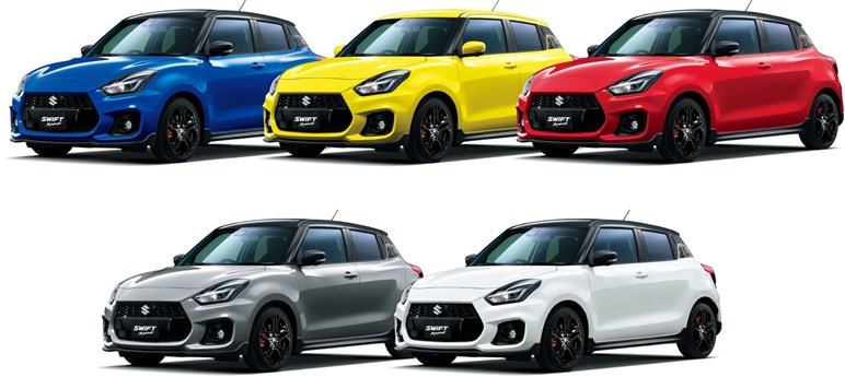 スズキ「スイフトスポーツ」に“ファイナル仕様”登場。焼きチタン色の内装がスゴい…新型登場は1年後？