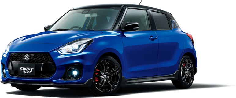 スズキ「スイフトスポーツ」に“ファイナル仕様”登場。焼きチタン色の内装がスゴい…新型登場は1年後？