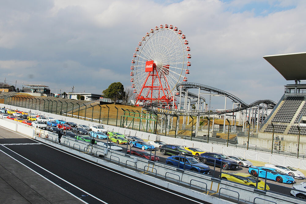 ランボルギーニ、日本でギネス記録達成　「ランボ車両による世界最大のパレードラン」、鈴鹿サーキットで認定