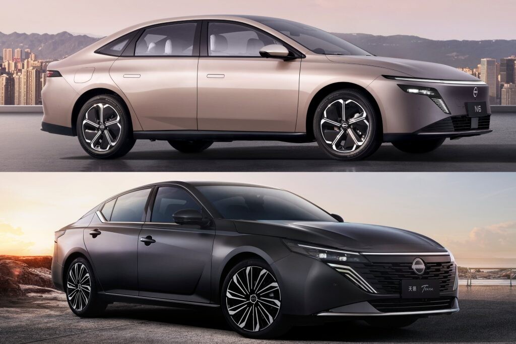 日産 新型「ティアナ」＆「N6」ダブル公開 斬新デザインで中国でのヒット狙う