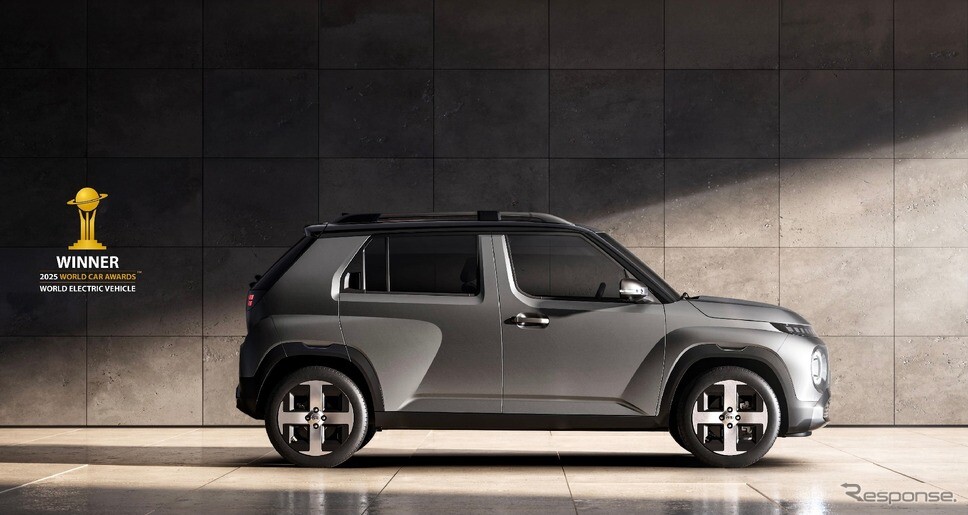 ヒョンデの新型EV『インスター』、2025年ワールド・エレクトリック・ビークル受賞