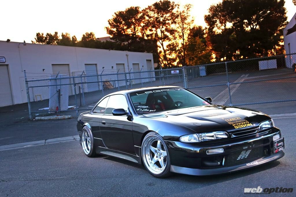 「シンプル&クリーンを極めた漆黒のS14シルビア前期」2JZエンジン仕様のストリートファイター