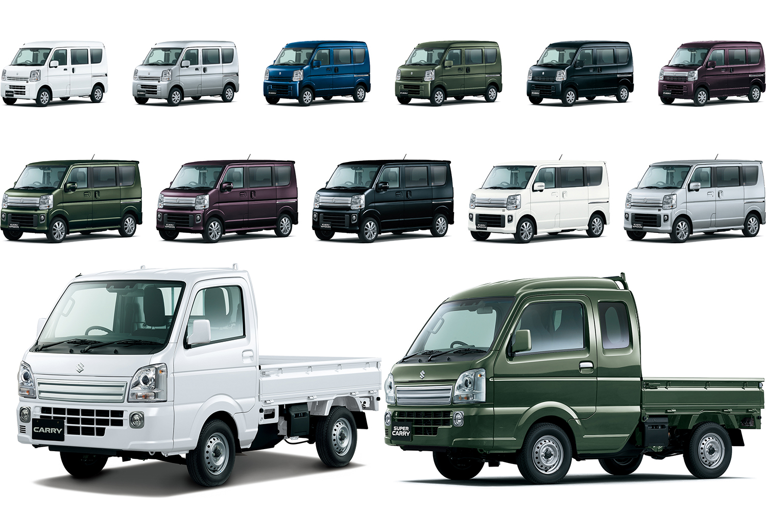 商用車には嬉しい使い勝手と燃費が向上 スズキ キャリイ エブリイ エブリイワゴン が仕様変更を実施 Web Cartop 自動車情報サイト 新車 中古車 Carview