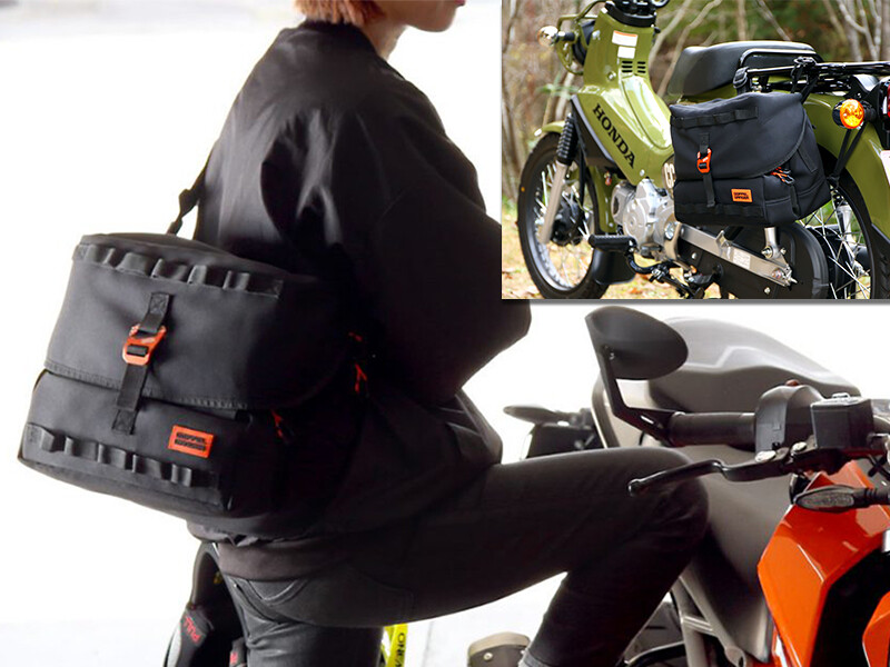 サイドバッグにもなるショルダーバッグ「モトメディカルバッグ DBT609-BK」がドッペルギャンガーから登場！