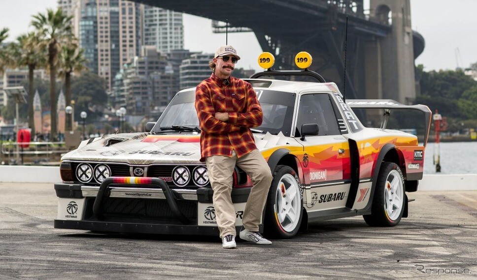 スバル『レオーネ』のピックアップ『ブラット』、670馬力のジムカーナマシンに変身…SEMA 2025