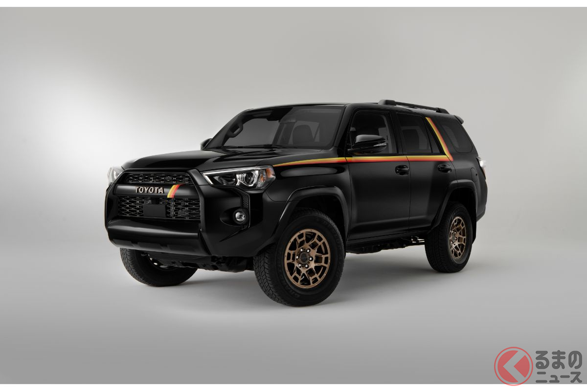 トヨタ ハイラックスサーフ の現代版 斬新グラフィック ブロンズホイール採用の新型 4ランナー に40周年仕様を米国で設定へ くるまのニュース 自動車情報サイト 新車 中古車 Carview