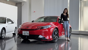 【これが『実行空力』か！】新型プレリュードのホンダアクセス装着モデルに黒木美珠が試乗