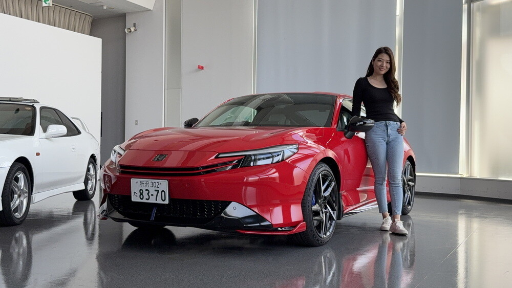 【これが『実行空力』か！】新型プレリュードのホンダアクセス装着モデルに黒木美珠が試乗