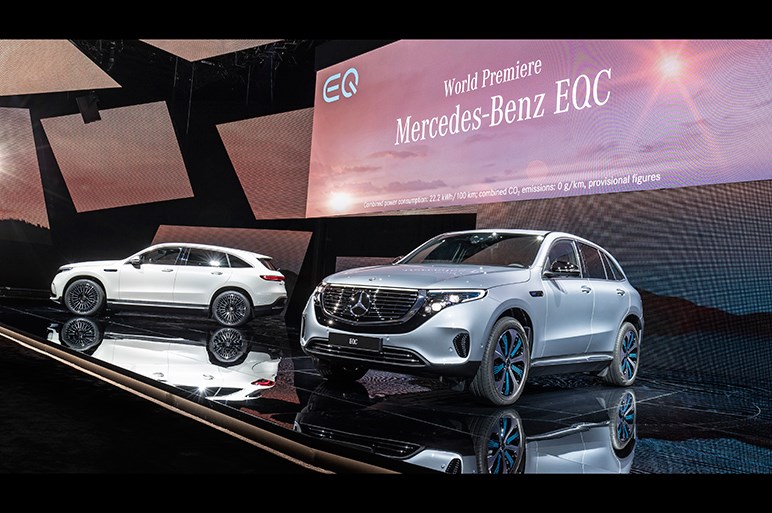 メルセデス、EVシリーズの第一弾「EQC」を欧州で発表