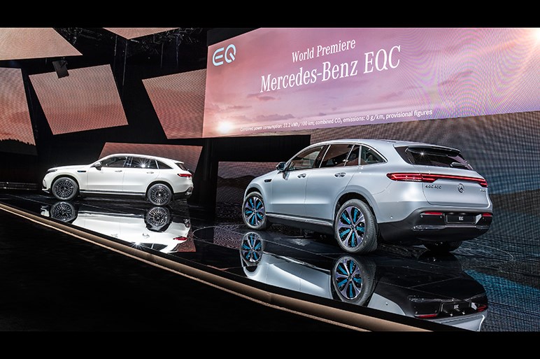 メルセデス、EVシリーズの第一弾「EQC」を欧州で発表