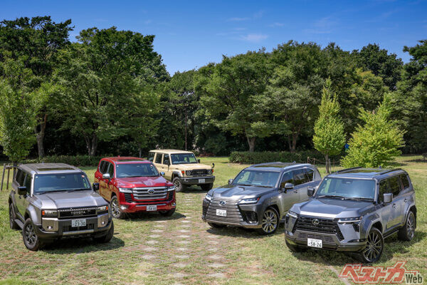 それぞれ違ってどれも魅力的!!　ランクルファミリーの個性を街乗りで味わう!!