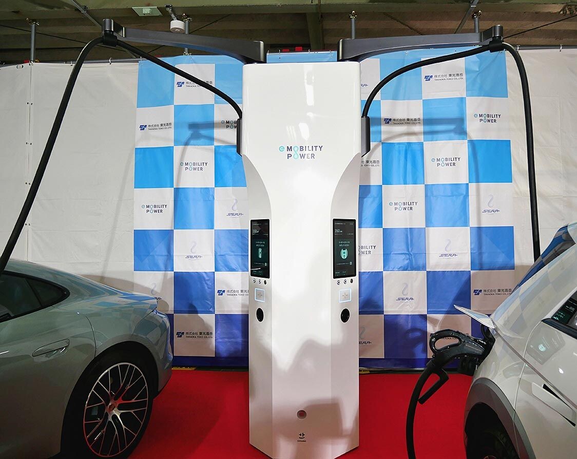 東光高岳とeモビリティパワー、チャデモ対応の急速充電器を共同開発　最大出力350kW