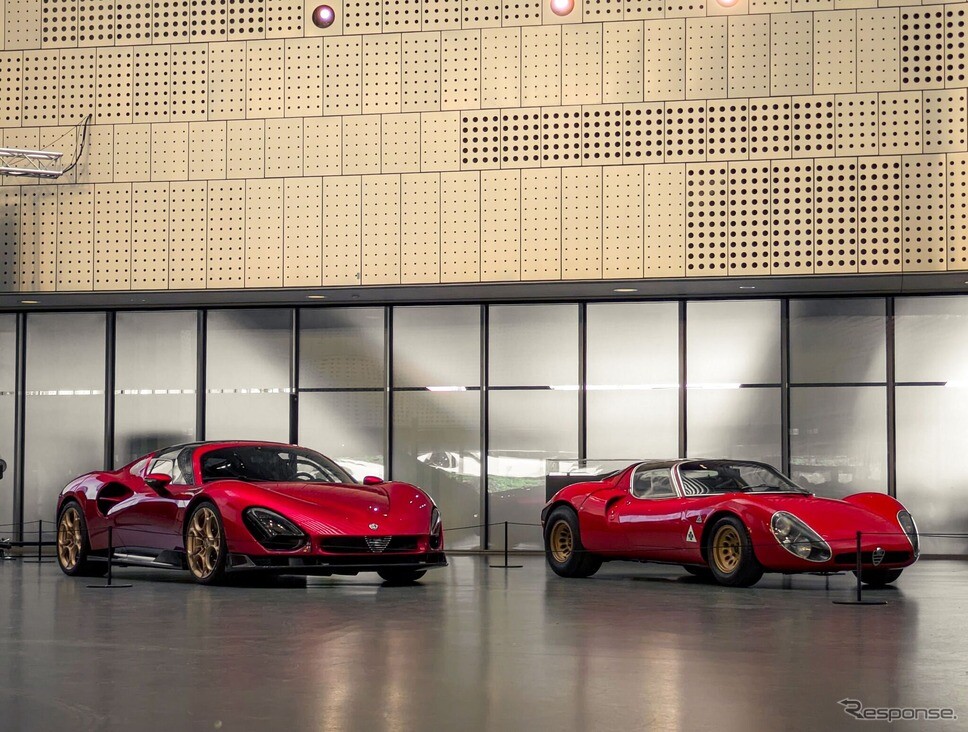 アルファロメオ『33ストラダーレ』、新旧モデルを初めて同時展示…トリノ自動車博物館