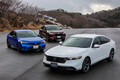 新型アコードに続きホンダe：HEVモデル試乗　シビックとZR-V　雨の中で最新ハイブリッドを体験