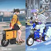 電動折りたたみバイク「ICOMA タタメルバイク」と tarou2／藤島康介によるコラボが実現！