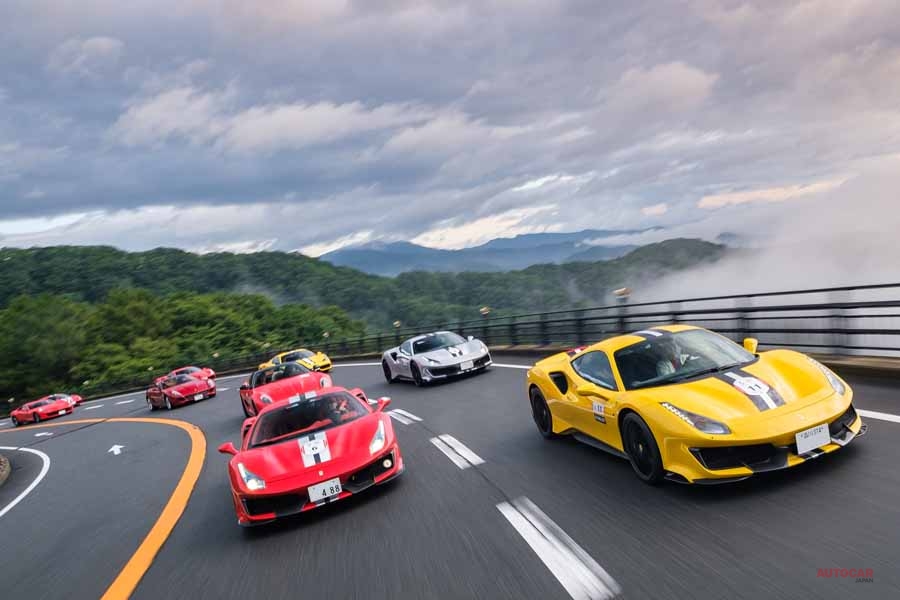 100台のフェラーリ 横浜港に フェラーリ オーナーズクラブ ジャパン誕生5周年 Autocar Japan 自動車情報サイト 新車 中古車 Carview