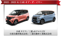 新時代突入！2022-2023日本カー・オブ・ザ・イヤーは日産サクラ／三菱eKクロスEVに決定！K-CAR初の快挙