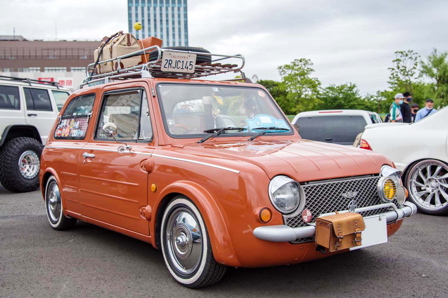 旧車おしゃれルーフキャリア ルーフラック ローバーミニ