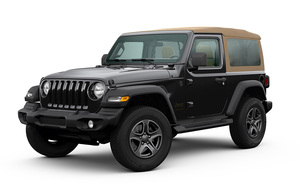 雰囲気たっぷり！黒のボディと淡い茶色のソフトトップがシックな「Jeep Wrangler」の限定モデルBlack＆Tan