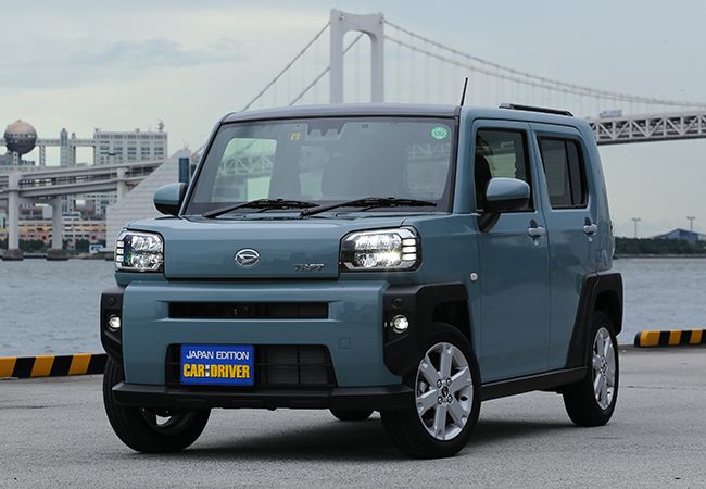 注目suv試乗 四角いキュービックフォルム ガラスルーフ標準のダイハツ タフトは やっぱり楽しいゾ カー アンド ドライバー 自動車情報サイト 新車 中古車 Carview
