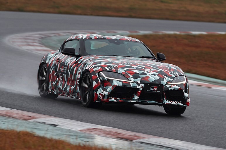 トヨタ スープラ試作車は限界域でピーキーな走り。86とは世界が違う