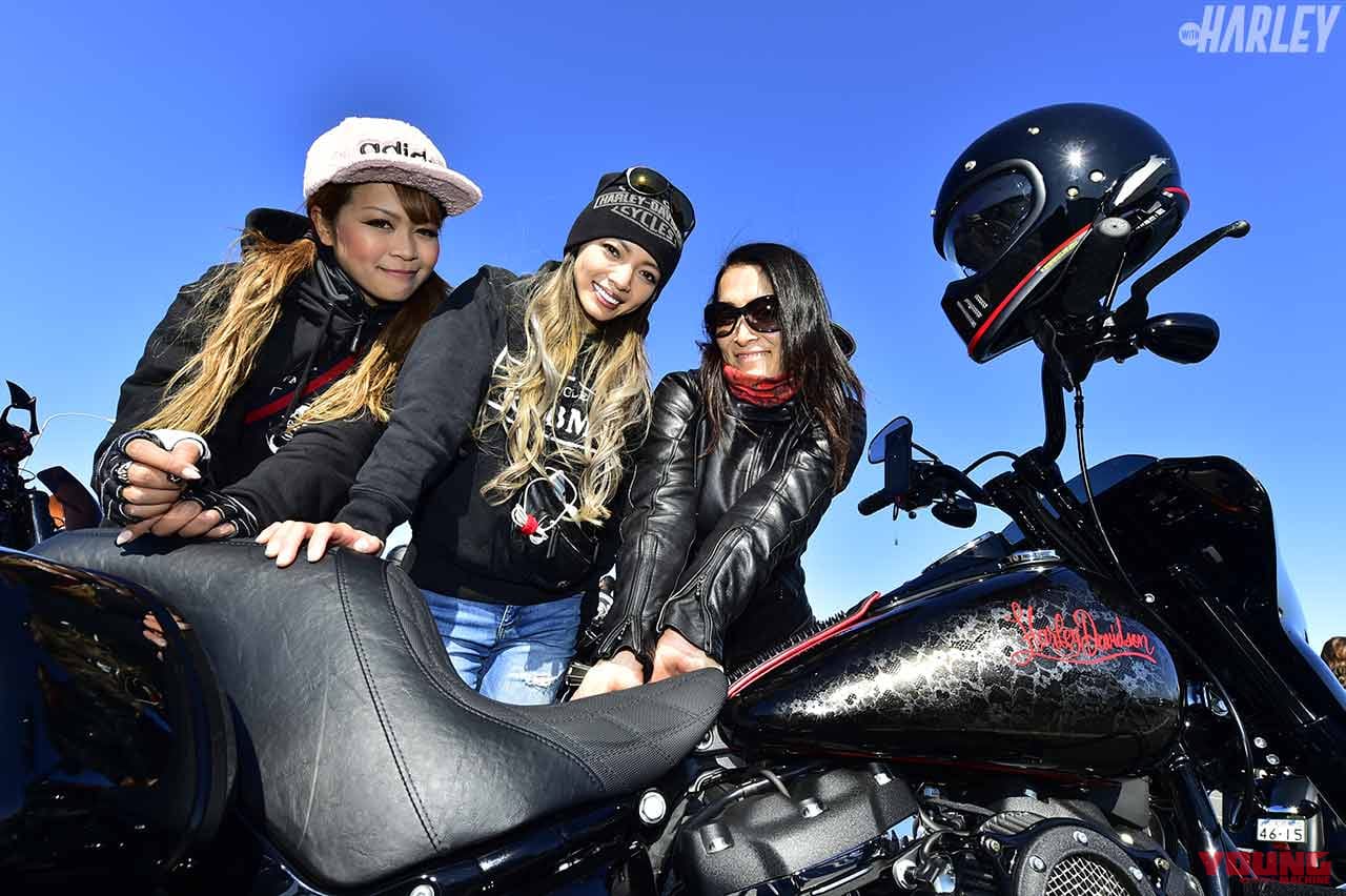 Snsで活躍する ハーレー女子 美女7人がツーリング集結 Webヤングマシン 自動車情報サイト 新車 中古車 Carview
